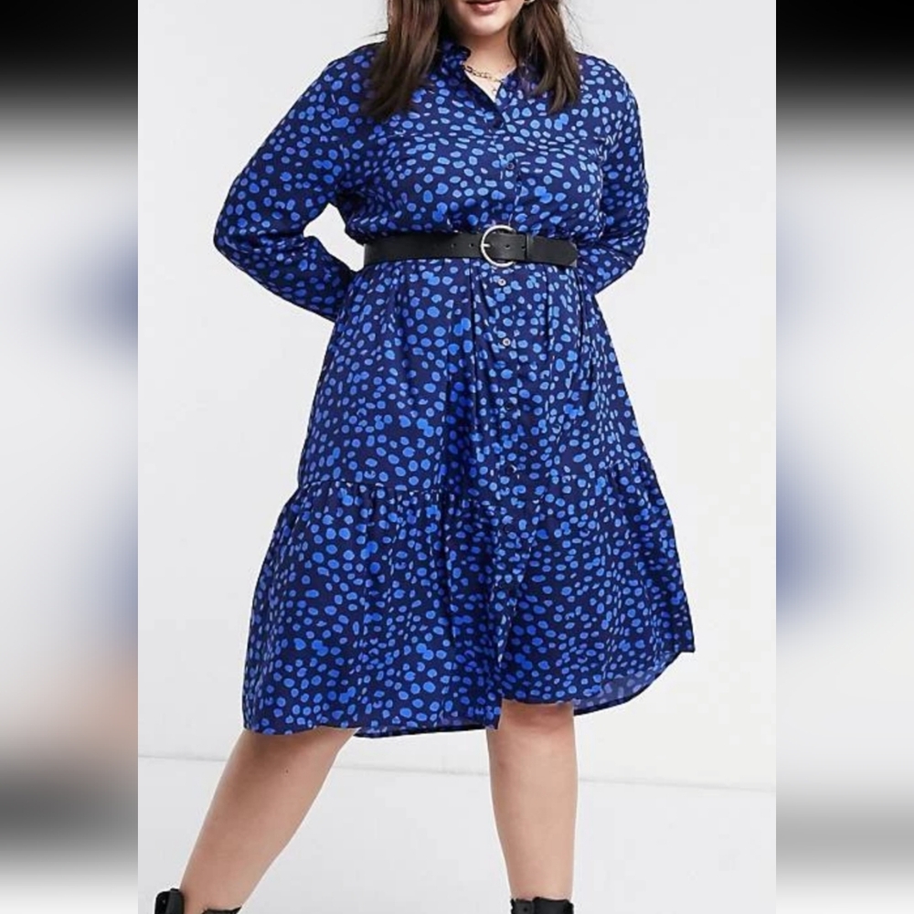 Wednesday's Girl Curve Midi shirt dress